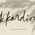 Akkardion Font - Featured Image