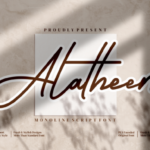 Alatheen Font - Featured Image