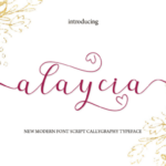 Alaycia Font - Featured Image