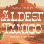 Aldest Tanigo Font - Featured Image