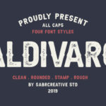 Aldivaro Family Font - Featured Image