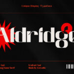 Aldridge Font - Featured Image