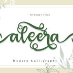 Aleera Font - Featured Image