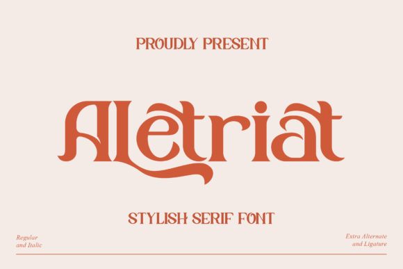 Aletriat Font - Featured Image