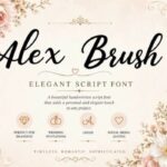 Alex Brush Font - Featured Image