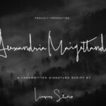 Alexandria Maigettand Font - Featured Image