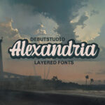 Alexandria Script Font - Featured Image
