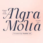 Algra Molta Font - Featured Image