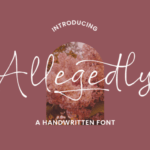 Allegedly Font - Featured Image