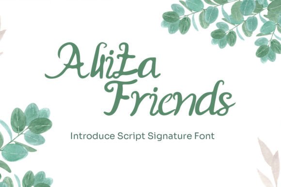 Allita Friends Font - Featured Image