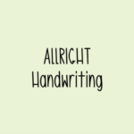Allright Font - Featured Image