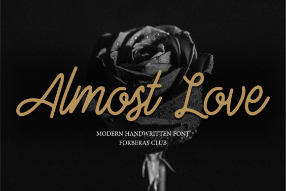 Almost Love Font - Featured Image