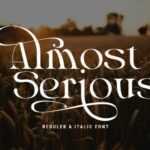 Almost Serious Font - Featured Image