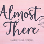 Almost There Font - Featured Image