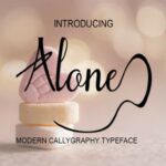 Alone Font - Featured Image