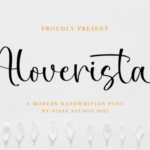 Aloverista Font - Featured Image