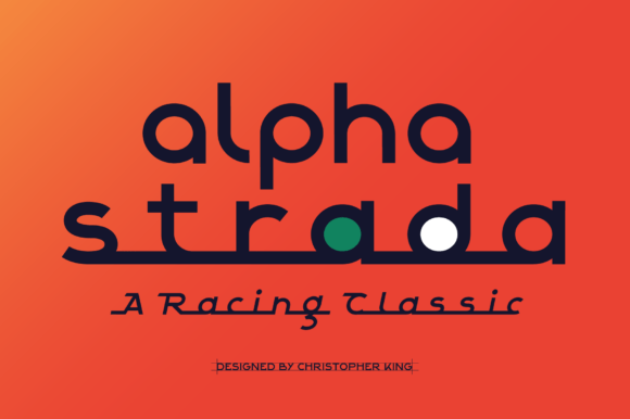 Alpha Strada Font - Featured Image