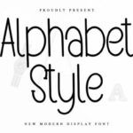 Alphabet Style Font - Featured Image