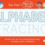 Alphabet Tracing Font - Featured Image