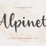 Alpinet Font - Featured Image