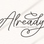 Already Font - Featured Image