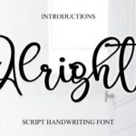 Alright Font - Featured Image
