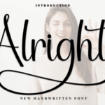 Alright Font - Featured Image