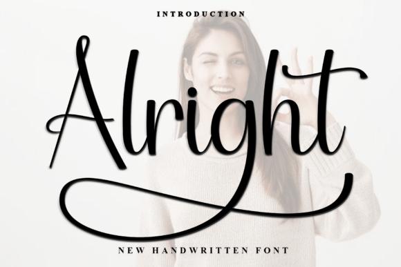 Alright Font - Featured Image