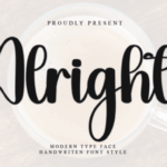 Alright Font - Featured Image