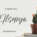 Alsopya Font - Featured Image