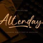 Alterday Font - Featured Image