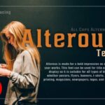 Alterous Font - Featured Image