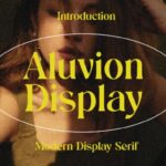 Aluvion Display Font - Featured Image
