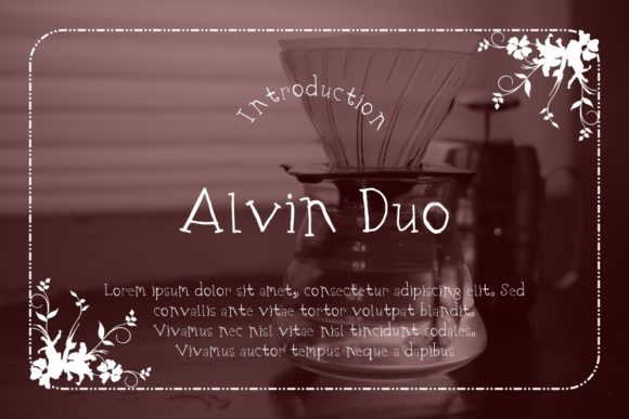 Alvin Duo Font - Featured Image