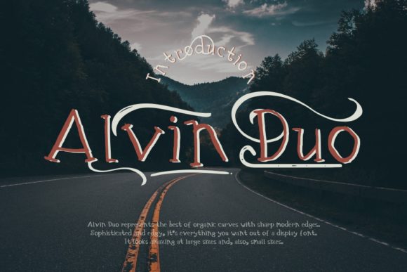 Alvin Duo Font - Featured Image