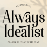 Always Idealist Font - Featured Image