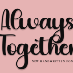 Always Together Font - Featured Image