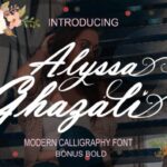 Alyssa Ghazali Font - Featured Image