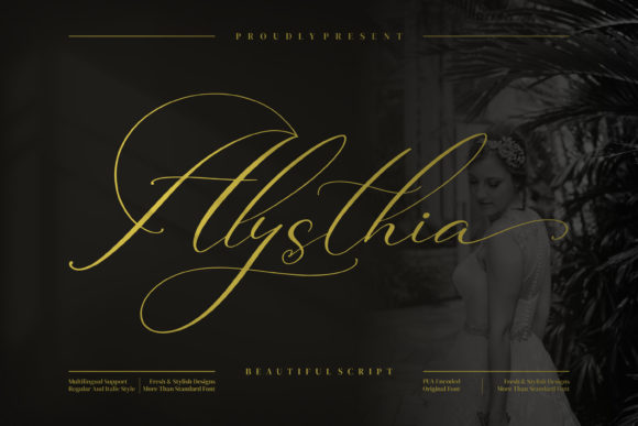 Alysthia Font - Featured Image