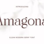 Amagona Font - Featured Image
