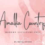 Amalia Country Font - Featured Image