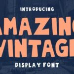 Amazing Vintage Font - Featured Image