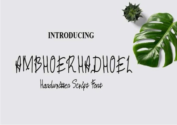 Ambhoerhadhoel Font - Featured Image