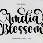 Amelia Blossom Font - Featured Image