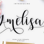 Amelisa Script Font - Featured Image