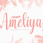 Ameliya Font - Featured Image