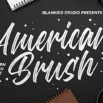 American Brush Font - Featured Image
