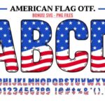 American Flag Font - Featured Image