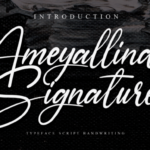 Ameyallinda Signature Font - Featured Image