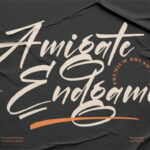 Amigate Endgame Font - Featured Image